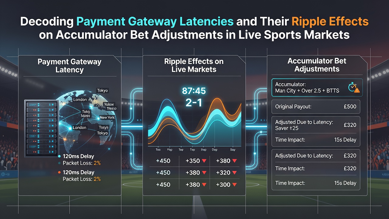 Diagram dat betalingsgateway latenties illustreert in realtime sportweddenschappen