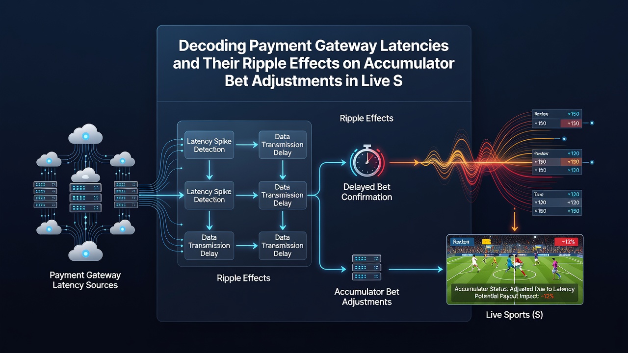 Grafiek met correlatie tussen gateway latenties en accumulator uitbetalingsaanpassingen